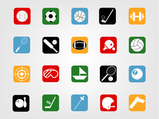 set of icons for web