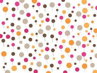 Balloon background and web design