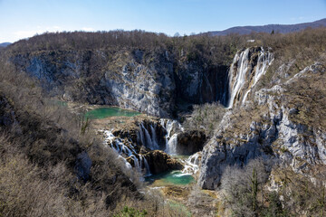 Veliki slap in Plitvice Lakes National Park, Plitvicka Jezera, Croatia