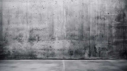 Texture of old gray concrete wall for background. Generative AI