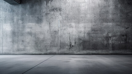 Texture of old gray concrete wall for background. Generative AI