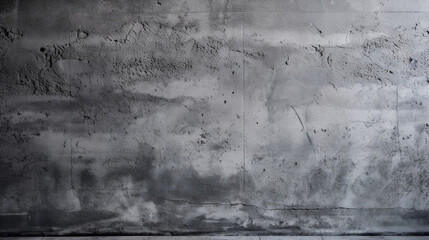Texture of old gray concrete wall for background. Generative AI