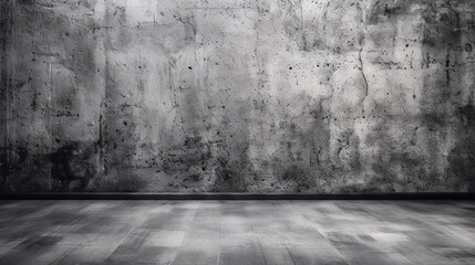 Texture of old gray concrete wall for background. Generative AI