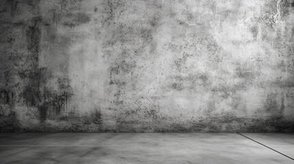 Texture of old gray concrete wall for background. Generative AI