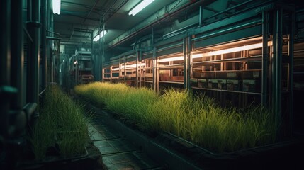 Electronic grow platform for high yield hydroponic crops. Generative AI