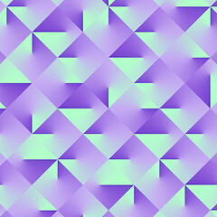 Rectangular shapes with trendy neon colored gradient. Creative background. 3d rendering digital illustration