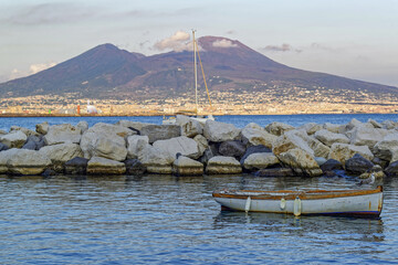 Petit port de pêche à Naples