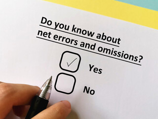 Questionnaire about banking