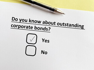 Questionnaire about banking