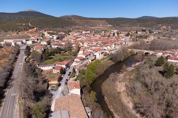 Fototapeta na wymiar Town of Covarrubias in Burgos