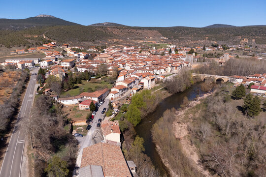Town of Covarrubias in Burgos