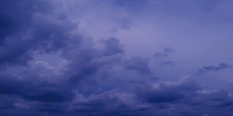 Abstract watercolor background . Grunge wallpaper of blue sky with white clouds . Summer heaven bright cloudscape .	