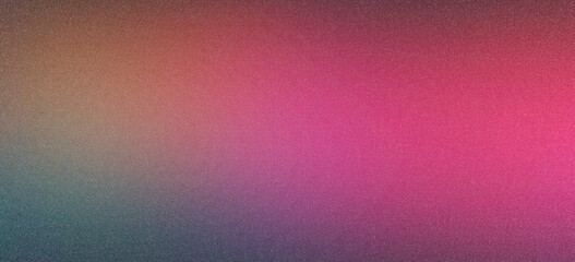 Abstract colors gradient background, red orange purple blurred wave on dark, grain texture effect, copy space.