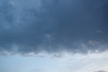 Fototapeta na wymiar Grey sky with clouds