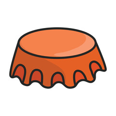 Cap bottle vector icon.Color vector icon isolated on white background cap bottle.