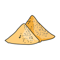 Pile of sand vector icon.Color vector icon isolated on white background pile of sand.