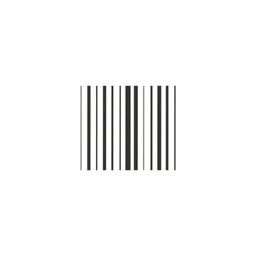 Hand drawn barcode vector icon. codebar flat sign design. Barcode symbol pictogram. UX UI icon. Linear icon