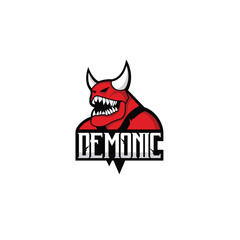 Demonic logo or character design
