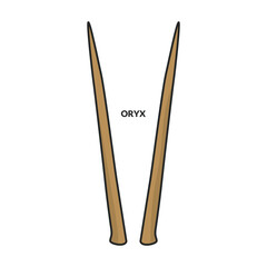 Horn of greater kudu vector icon.Color vector icon isolated on white background horn of greater kudu.