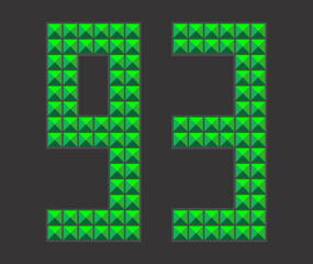 illustration of an alphabet 93