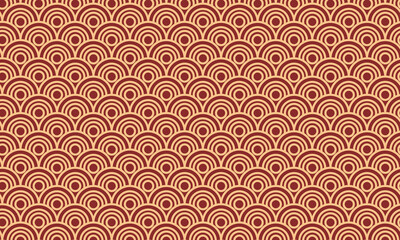 Patterned spiral orange red background for wallpapers