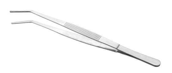 Medical surgical tweezers isolated
