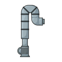 Air system vector icon.Color vector icon isolated on white background air system.