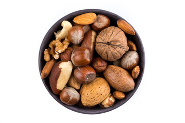 Nuts mix in bowl
