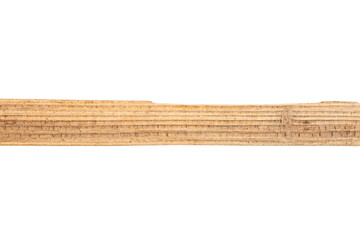 Part of driftwood isolated on white
