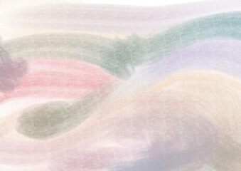 Artwork and hand drawn trendy contemporary abstract shapes. Brush stroke.