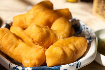 Pa Tong Go or Thai-style Chinese doughnut