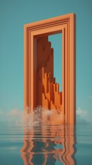 Less is More, Surreal, 9x16, Generative AI, Illustration