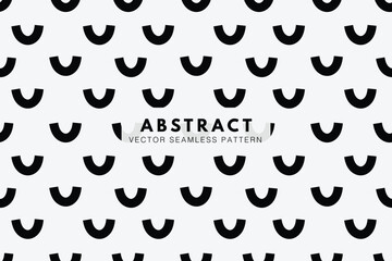 Curve lines cute abstract seamless repeating pattern