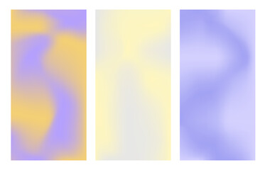 Set gradientY2K. Background Pastel colors. Vector
