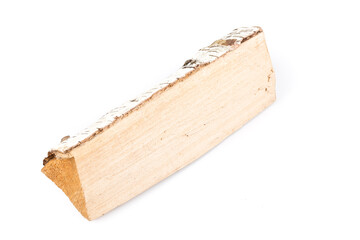 Birch firewood log