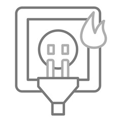 Electricity Fire Icon