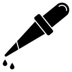 A unique design icon of dropper