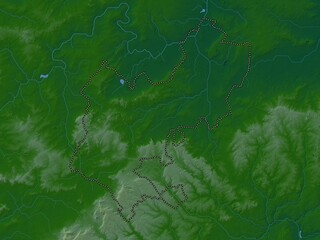 Central Bedfordshire, England,  Great Britain. Physical. No legend