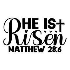 He is risen matthew 28:6 svg