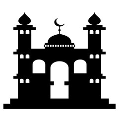 Mosque Silhouette Illustration
