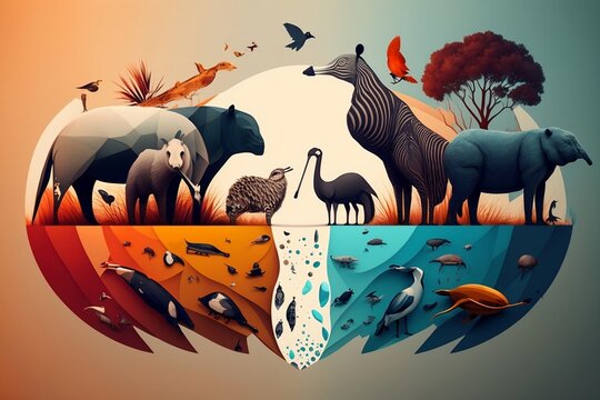 Abstract Pictures Of Animals
