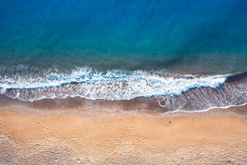 Escape to Serenity: A Quiet Beach from Above