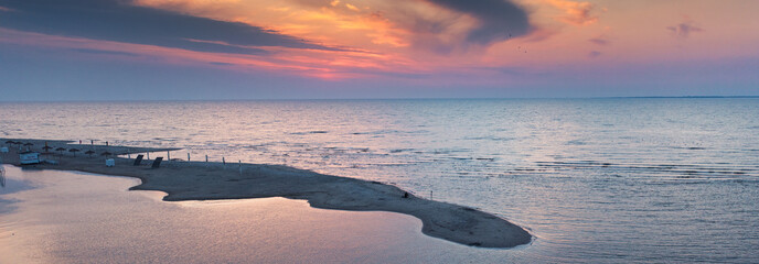 The Ultimate Retreat: An Empty Beach Awaits top view
