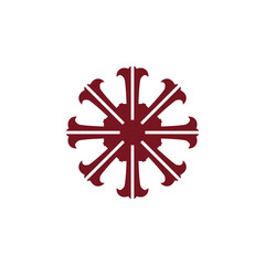 Anatolian Culture Motif Colorful Abstract Carpet and Rug Pattern Logo Turkish Design Template Vector a8