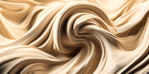 an abstract image of a white creamy luscious cream
