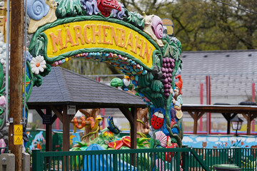 Der Böhmische Prater in Wien an einem regnerischen Samstag, den 15.04.2023 in Wien