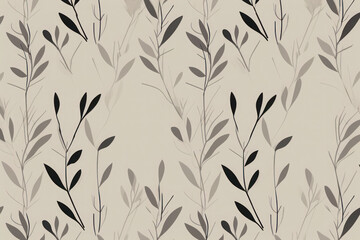 seamless pattern with leaves