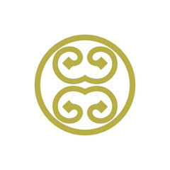 Anatolian Culture Motif Colorful Abstract Carpet and Rug Pattern Logo Turkish Design Template Vector a132