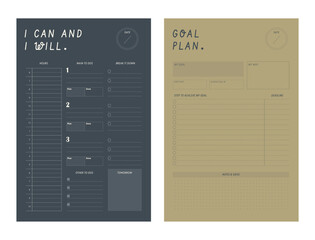 (winter) I can and I will and goal planner. 