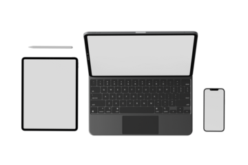 laptop and mobile phone